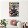Picture of Retro Spaceman Poster _GroupedProduct_Rectangle_Portrait_Canvas_