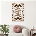 Picture of Work Smarter Not Harder Typography Poster _GroupedProduct_Rectangle_Portrait_Canvas_