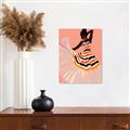 Picture of Dancer & Flourish Poster _GroupedProduct_Rectangle_Portrait_Canvas_