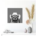 Picture of Wyatt The Cowboy Raccoon _GroupedProduct_Square_Canvas_