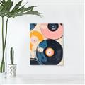 Picture of Retro Vinyl Records Poster _GroupedProduct_Rectangle_Portrait_Canvas_