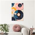 Picture of Retro Vinyl Records Poster _GroupedProduct_Rectangle_Portrait_Canvas_