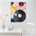 Picture of Retro Vinyl Records Poster _GroupedProduct_Rectangle_Portrait_Canvas_