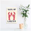 Picture of You are My Lobster Poster _GroupedProduct_Rectangle_Portrait_Canvas_