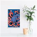 Picture of Tentacle Whirl Poster _GroupedProduct_Rectangle_Portrait_Canvas_