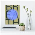 Picture of Breath Typography Poster _GroupedProduct_Rectangle_Portrait_Canvas_