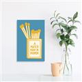 Picture of A Match May in Heaven Poster _GroupedProduct_Rectangle_Portrait_Canvas_