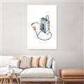 Picture of Retro Walkman Poster _GroupedProduct_Rectangle_Portrait_Canvas_