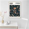 Picture of Flower Market London Poster _GroupedProduct_Rectangle_Portrait_Canvas_Framed_