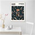 Picture of Flower Market London Poster _GroupedProduct_Rectangle_Portrait_Canvas_Framed_