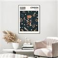 Picture of Flower Market London Poster _GroupedProduct_Rectangle_Portrait_Canvas_Framed_