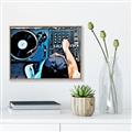 Picture of Music Dj Set  _GroupedProduct_Rectangle_Landscape_Canvas_Framed_