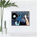 Picture of Music Dj Set  _GroupedProduct_Rectangle_Landscape_Canvas_Framed_