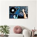 Picture of Music Dj Set  _GroupedProduct_Rectangle_Landscape_Canvas_Framed_