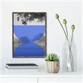 Picture of Misty Blue Horizon _GroupedProduct_Rectangle_Portrait_Canvas_Framed_