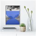 Picture of Misty Blue Horizon _GroupedProduct_Rectangle_Portrait_Canvas_Framed_