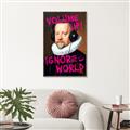 Picture of Volume Up Typography Poster _GroupedProduct_Rectangle_Portrait_Canvas_Framed_