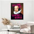 Picture of Volume Up Typography Poster _GroupedProduct_Rectangle_Portrait_Canvas_Framed_