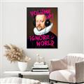 Picture of Volume Up Typography Poster _GroupedProduct_Rectangle_Portrait_Canvas_Framed_