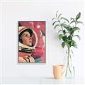 Picture of Astronaut in Space _GroupedProduct_Rectangle_Portrait_Canvas_Framed_