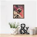 Picture of Astronaut in  Space _GroupedProduct_Rectangle_Portrait_Canvas_Framed_