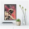 Picture of Astronaut in  Space _GroupedProduct_Rectangle_Portrait_Canvas_Framed_