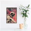 Picture of Astronaut in  Space _GroupedProduct_Rectangle_Portrait_Canvas_Framed_