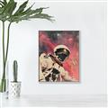 Picture of Astronaut in  Space _GroupedProduct_Rectangle_Portrait_Canvas_Framed_
