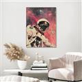 Picture of Astronaut in  Space _GroupedProduct_Rectangle_Portrait_Canvas_Framed_