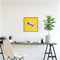 Picture of Sushi Selection on a Playing Card _GroupedProduct_Square_Canvas_Framed_