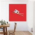 Picture of Sushi card _GroupedProduct_Square_Canvas_Framed_