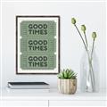 Picture of Good Times Poster _GroupedProduct_Rectangle_Portrait_Canvas_Framed_