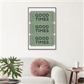 Picture of Good Times Poster _GroupedProduct_Rectangle_Portrait_Canvas_Framed_