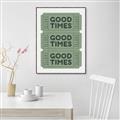 Picture of Good Times Poster _GroupedProduct_Rectangle_Portrait_Canvas_Framed_