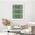 Picture of Good Times Poster _GroupedProduct_Rectangle_Portrait_Canvas_Framed_