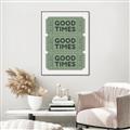 Picture of Good Times Poster _GroupedProduct_Rectangle_Portrait_Canvas_Framed_
