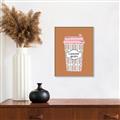 Picture of Caffeeine Queen Poster _GroupedProduct_Rectangle_Portrait_Canvas_Framed_
