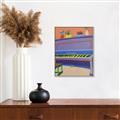 Picture of Retro Style Piano _GroupedProduct_Rectangle_Portrait_Canvas_Framed_