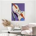 Picture of Retro Style Violin _GroupedProduct_Rectangle_Portrait_Canvas_Framed_