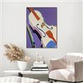 Picture of Retro Style Violin _GroupedProduct_Rectangle_Portrait_Canvas_Framed_
