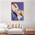Picture of Retro Style Violin _GroupedProduct_Rectangle_Portrait_Canvas_Framed_
