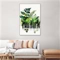 Picture of Piano watercolor Poster _GroupedProduct_Rectangle_Portrait_Canvas_Framed_