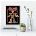 Picture of Robo Neko Cat Poster _GroupedProduct_Rectangle_Portrait_Canvas_Framed_