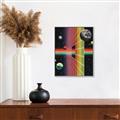 Picture of Space Rainbow Poster  _GroupedProduct_Rectangle_Portrait_Canvas_Framed_