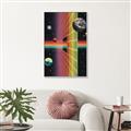 Picture of Space Rainbow Poster  _GroupedProduct_Rectangle_Portrait_Canvas_Framed_