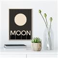 Picture of Moon Typography Poster _GroupedProduct_Rectangle_Portrait_Canvas_Framed_
