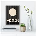 Picture of Moon Typography Poster _GroupedProduct_Rectangle_Portrait_Canvas_Framed_