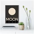 Picture of Moon Typography Poster _GroupedProduct_Rectangle_Portrait_Canvas_Framed_