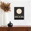 Picture of Moon Typography Poster _GroupedProduct_Rectangle_Portrait_Canvas_Framed_