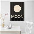 Picture of Moon Typography Poster _GroupedProduct_Rectangle_Portrait_Canvas_Framed_